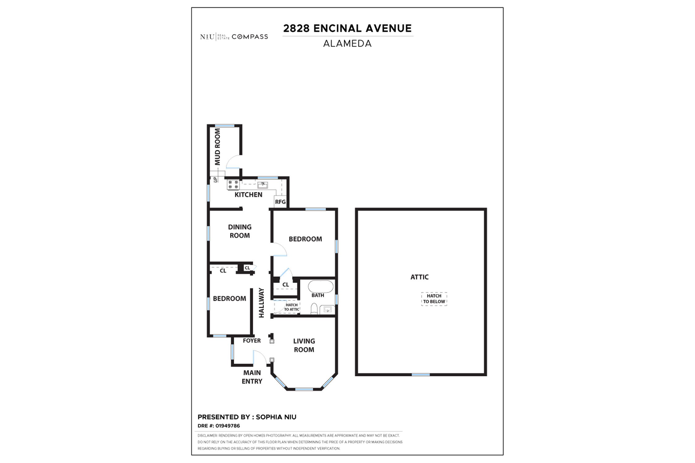 2828 Encinal Ave, Alameda, California 94501, 2 Bedrooms Bedrooms, ,1 BathroomBathrooms,Single Family,Active Listings,Encinal,1339